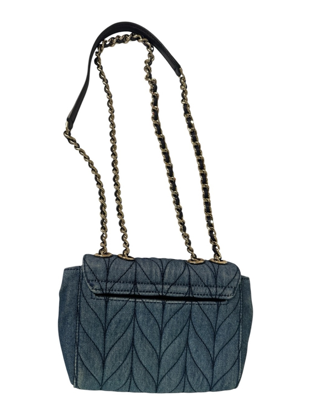 Kate Spade Mini Emelyn Quilted Denim Crossbody Bag - Picture 10 of 17